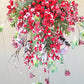 Grapevine Basket Snow Globe Christmas Wreath