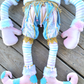 Spring Pastel Jester Elf Wreath Attachment