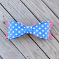 Stars and Stripes Wired Fabric Bow