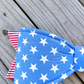 Stars and Stripes Wired Fabric Bow