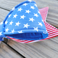Stars and Stripes Wired Fabric Bow