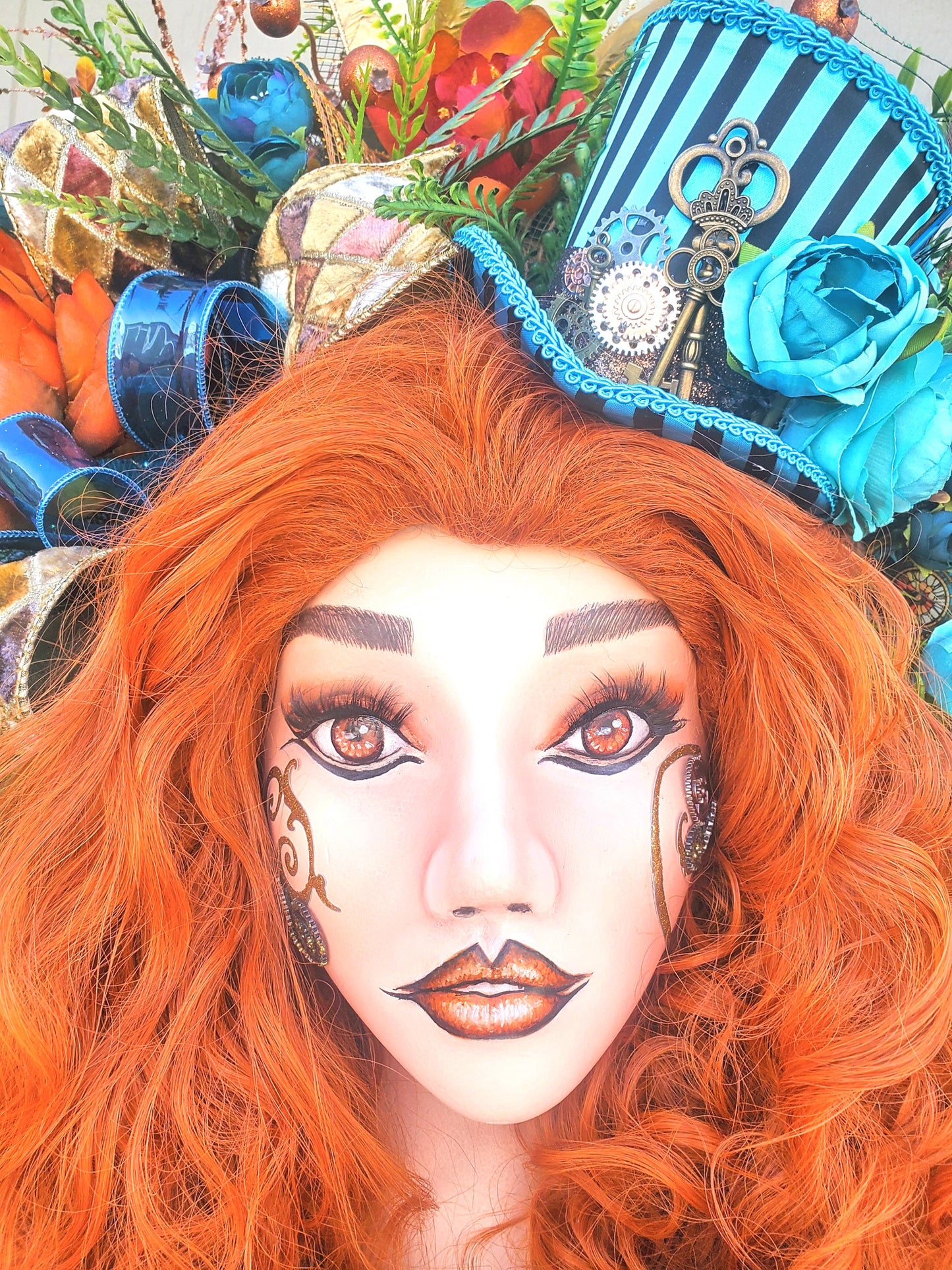 Steampunk Lady Every Day Wreath