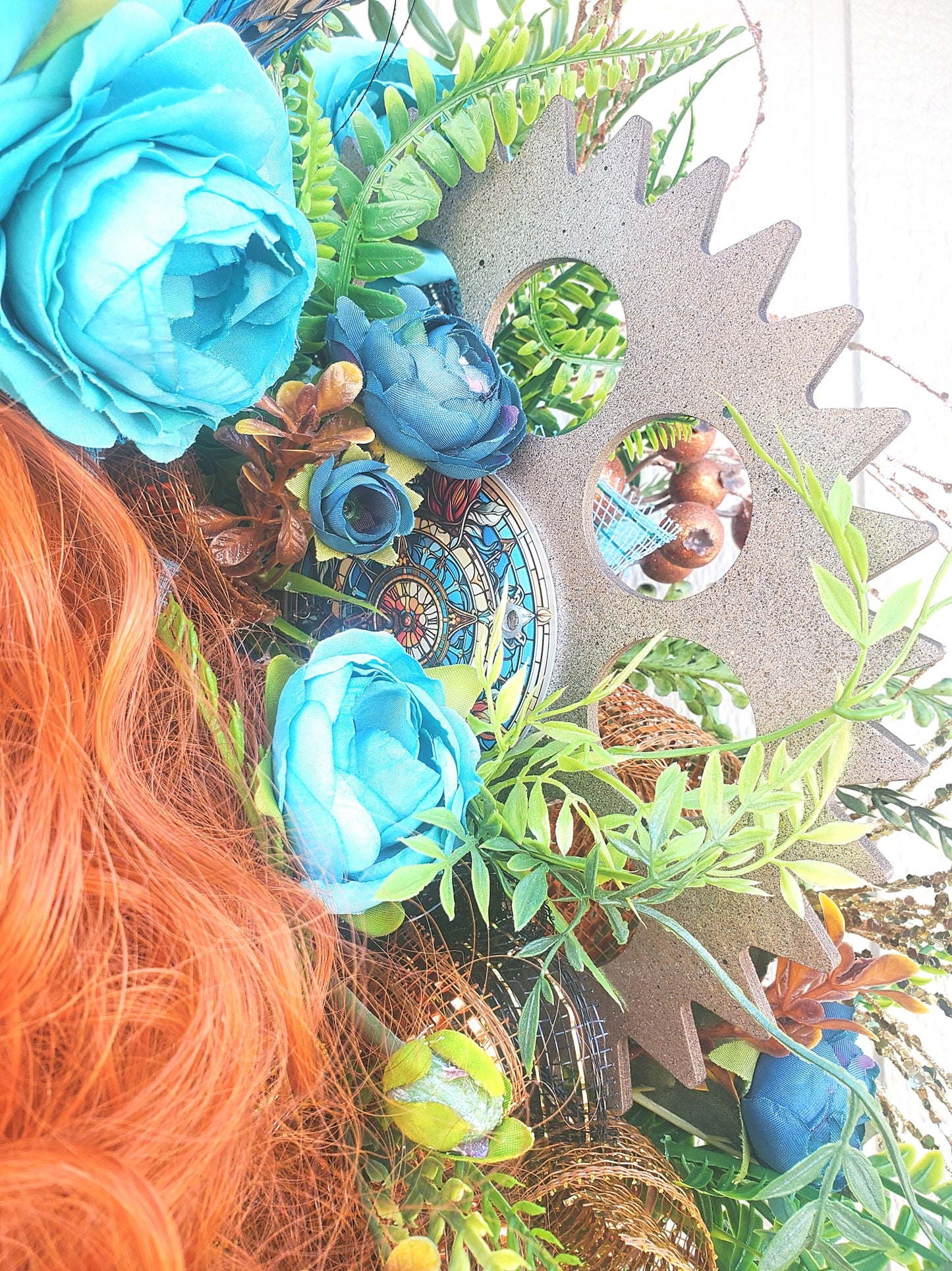 Steampunk Lady Every Day Wreath