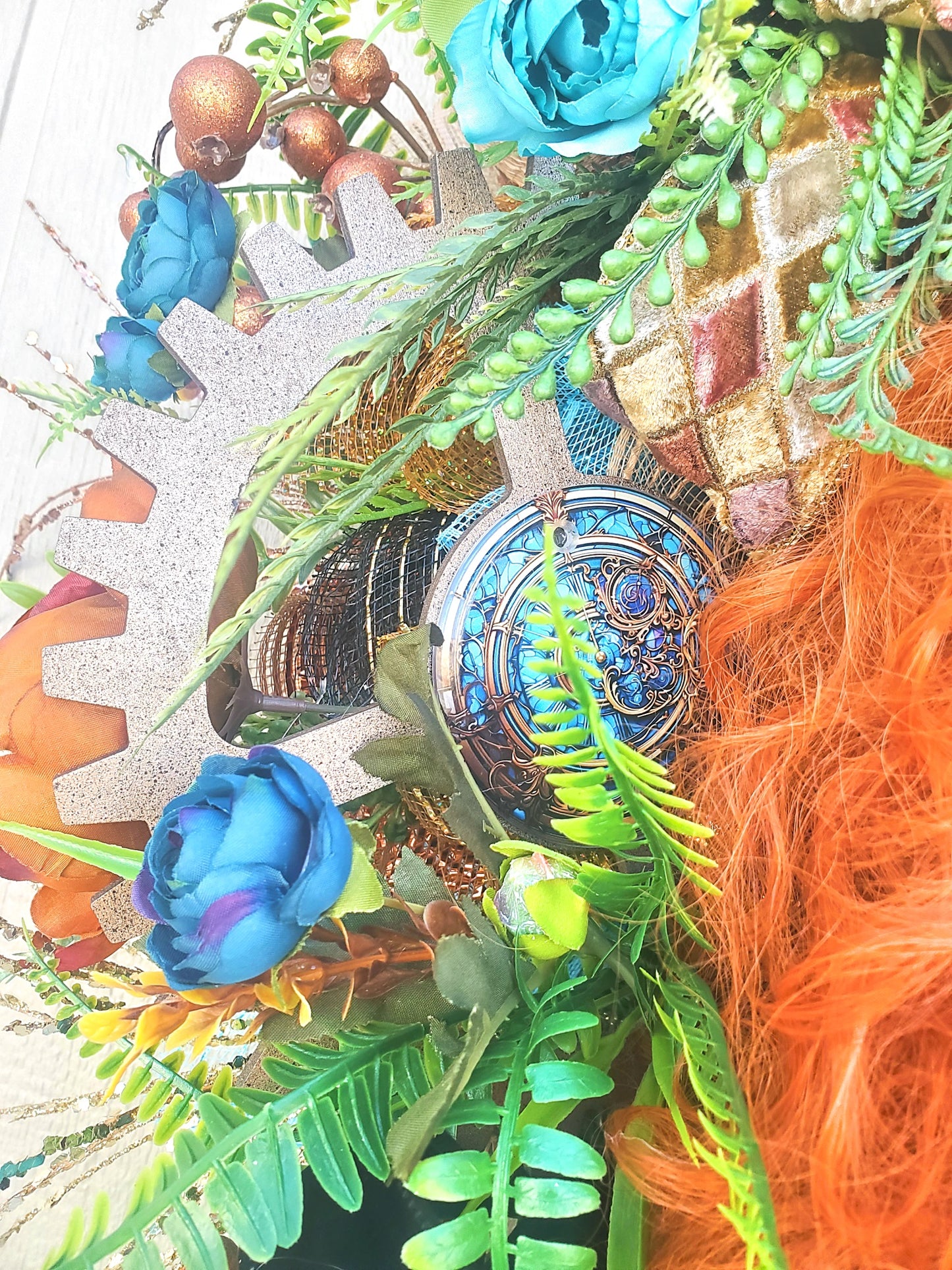 Steampunk Lady Every Day Wreath