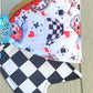 Alice in Wonderland Wired Fabric Bow