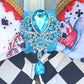 Alice in Wonderland Wired Fabric Bow
