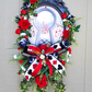 Wonderland Looking Glass Floral Wall Decor