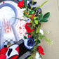 Wonderland Looking Glass Floral Wall Decor