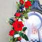 Wonderland Looking Glass Floral Wall Decor