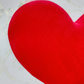 Red Velvet Heart Wreath Attachment