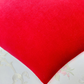Red Velvet Heart Wreath Attachment